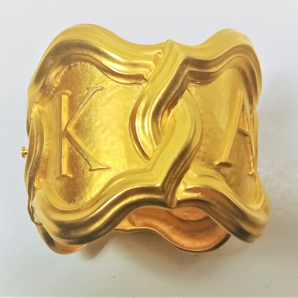 Vintage Massive Lagerfeld  "Karl" Name  Bracelet - Picture 9 of 9